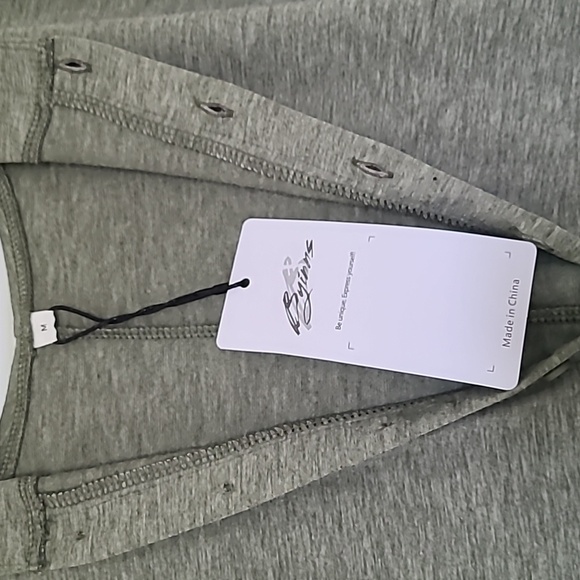 Light green hooded jumpsuit sleeveless, M - Picture 6 of 7